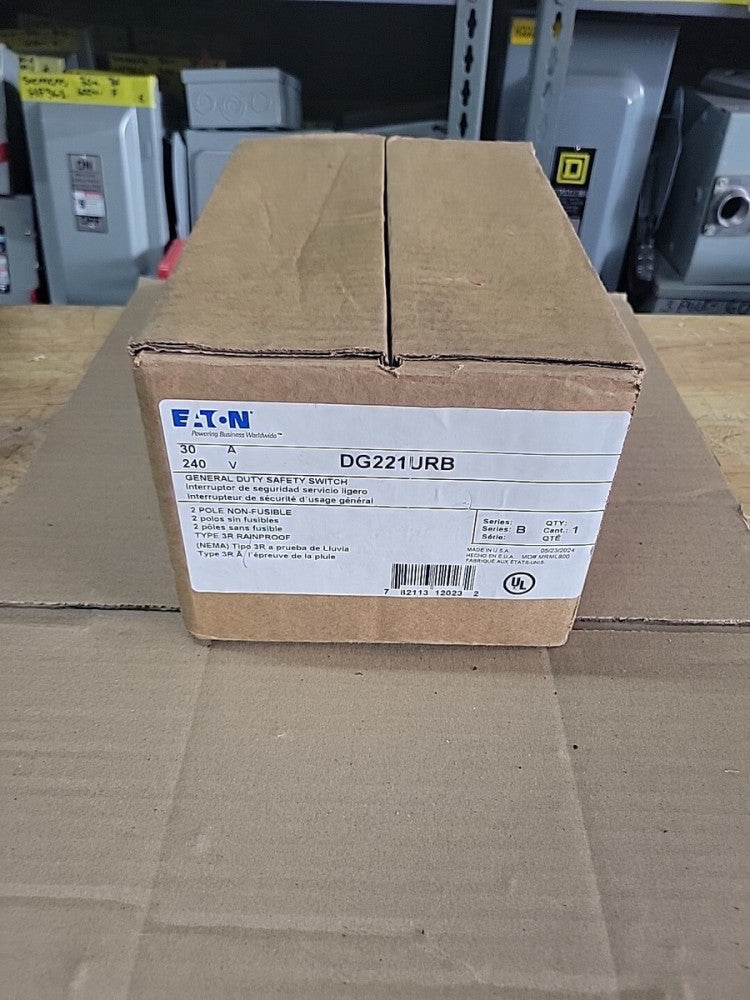 NEW EATON CORPORATION DG221URB / DG221URB 30A 240V 1PH NON FUSED