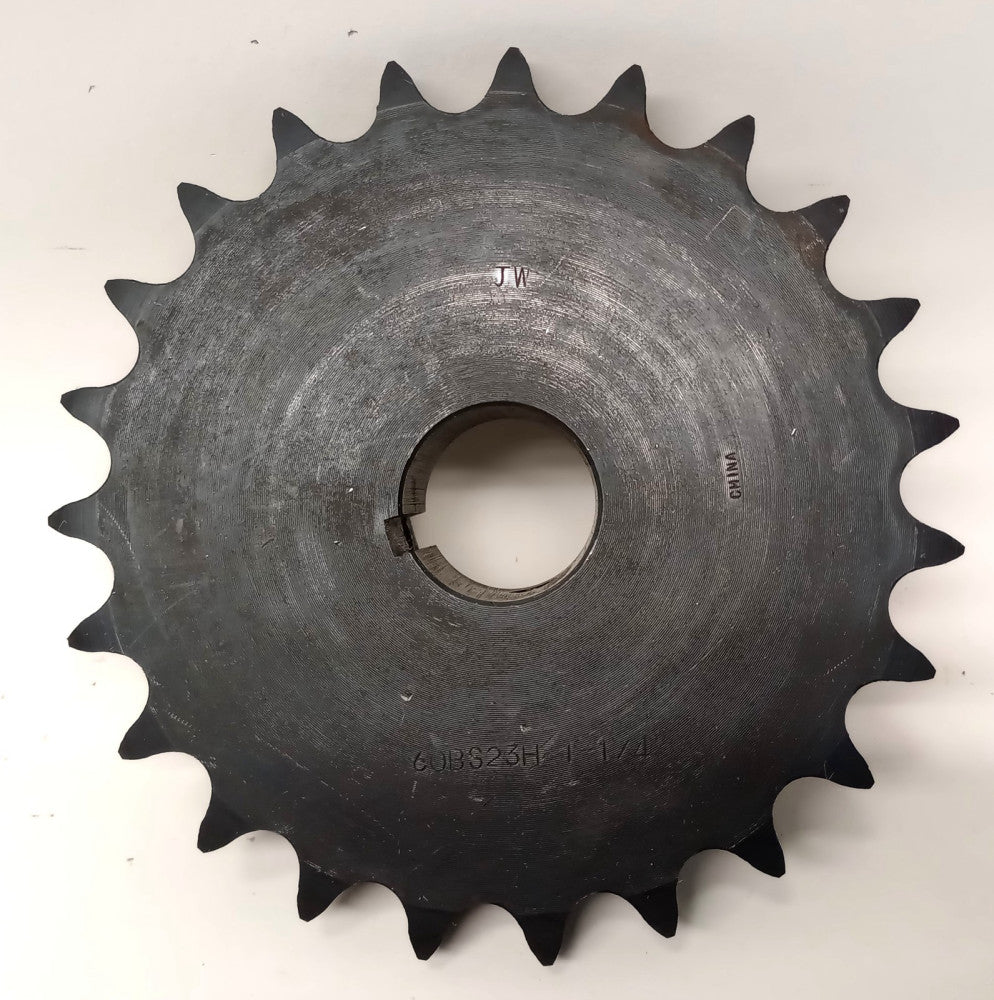 JW 60BS23H 1-1/4 Hardened 23T 1-1/4" Keyed Bore Sprocket 60BS23H114