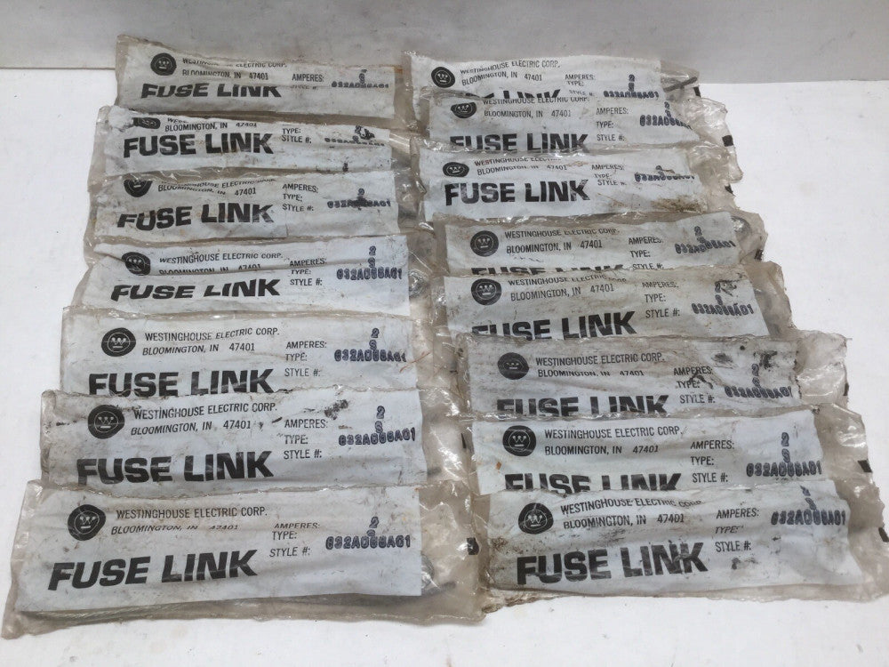Westinghouse 2 AMP Fuse Link Style #632A066A01 Type S (Lot of 14)