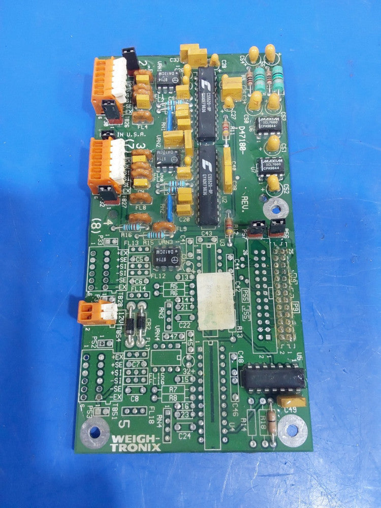 Weigh-Tronix, 47180-0029 Scale Panel Control Circuit Board 4927370 IS, D47180