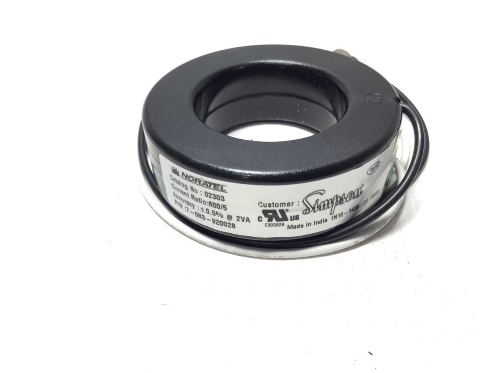 Simpson 02303 Current Transformer 2VA Current Ratio 600:5