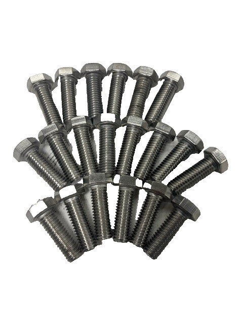HEX HEAD CAP SCREW, DIAMETER: 1/2" LENGTH: 1 3/8" S31600 (LOT OF 20)