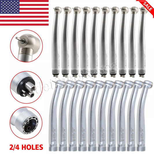 1-10* NEW Dental High Speed Handpiece Turbine 2/4 Holes Fit NSK Pana Max