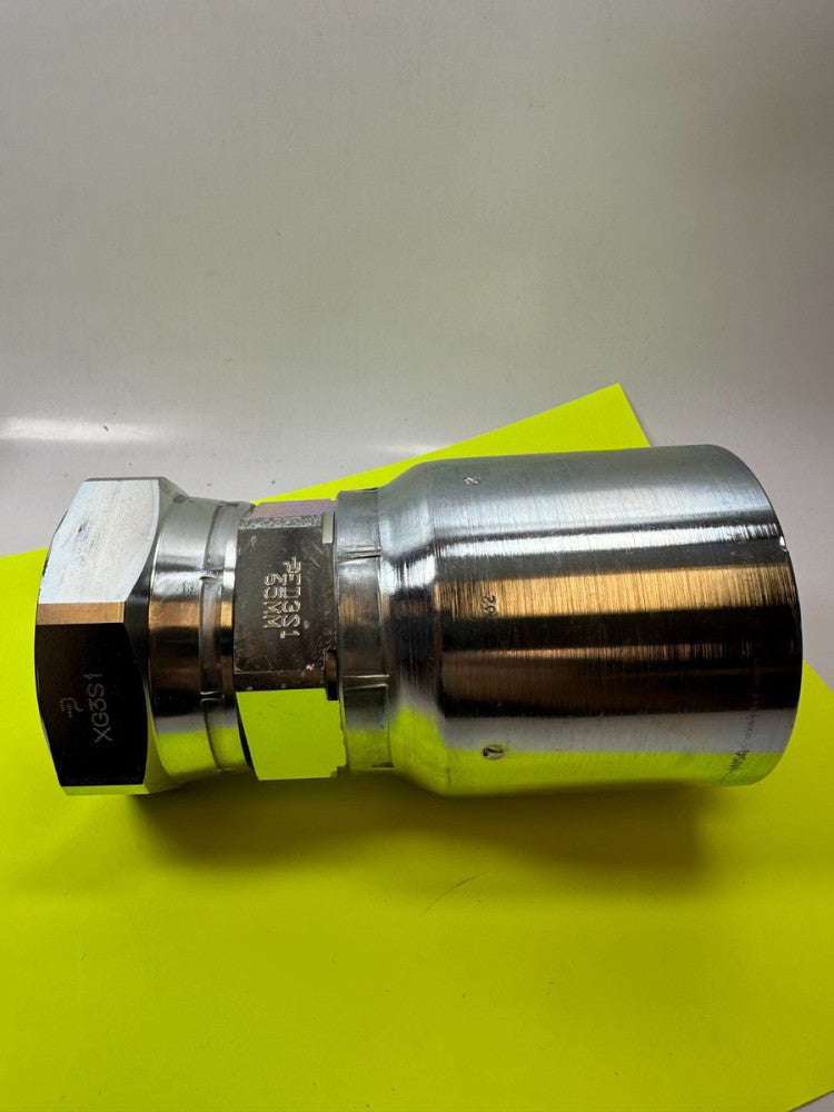 Parker Fluid Connectors 10677-32-32 Hydraulic Crimp Host Fitting Female JIC 37°