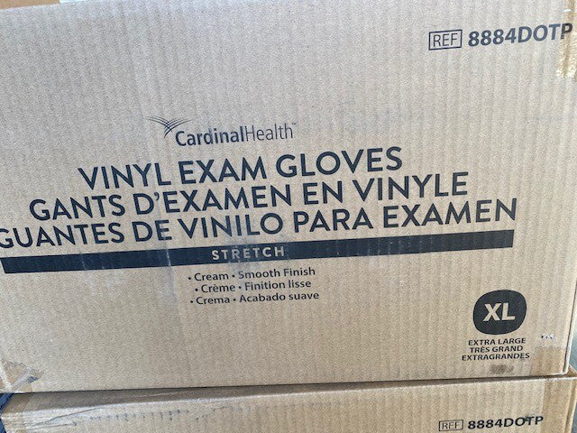 (Case of 1,300) Esteem - Cardinal Health - 8884DOTP - Gloves, Vinyl Exam XL