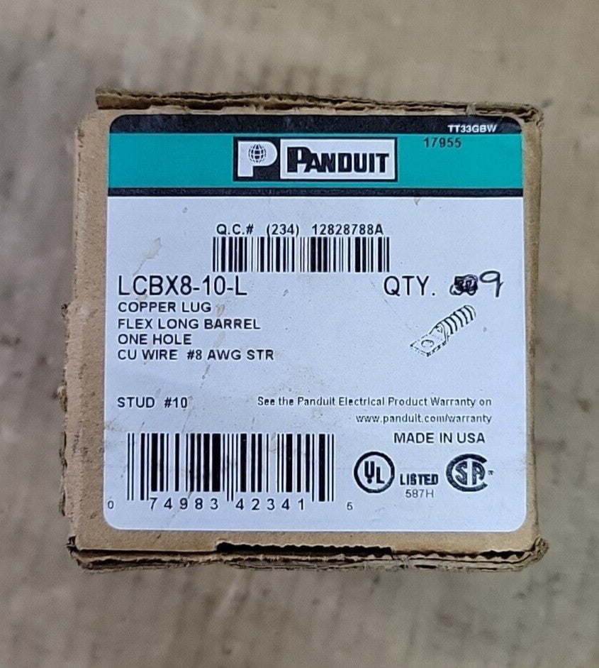 Panduit LCBX8-10F-L US Authorized Distributor BOX OF 9