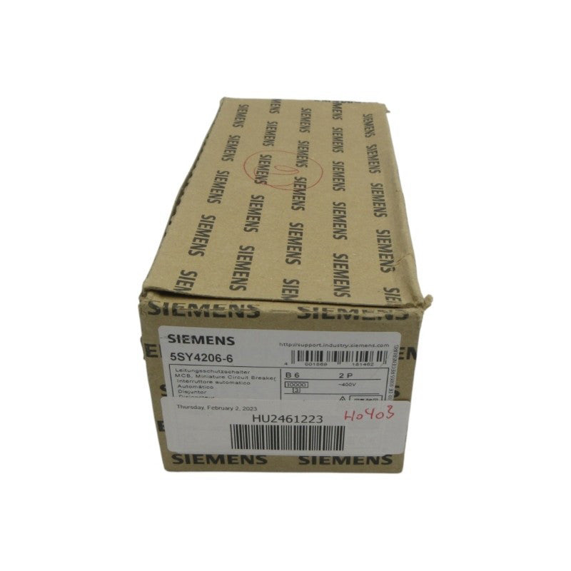 SIEMENS 5SY4206-6 400V 6A (PKG OF 6) NSMP
