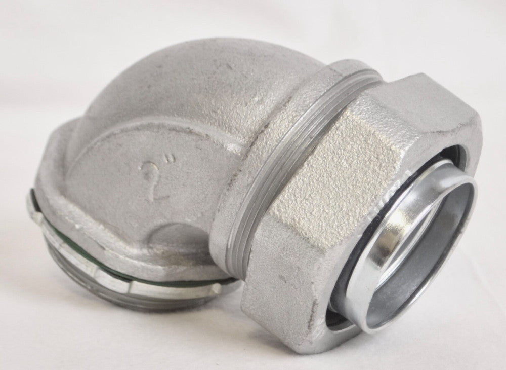 Bridgeport 2" 90 Deg Liquid Tight Conduit Connector 475-LT2