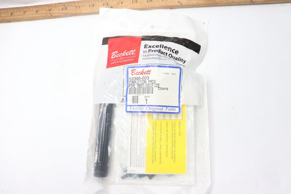Beckett Completion Pack Pipe Assembly/Orifice 52395-003 