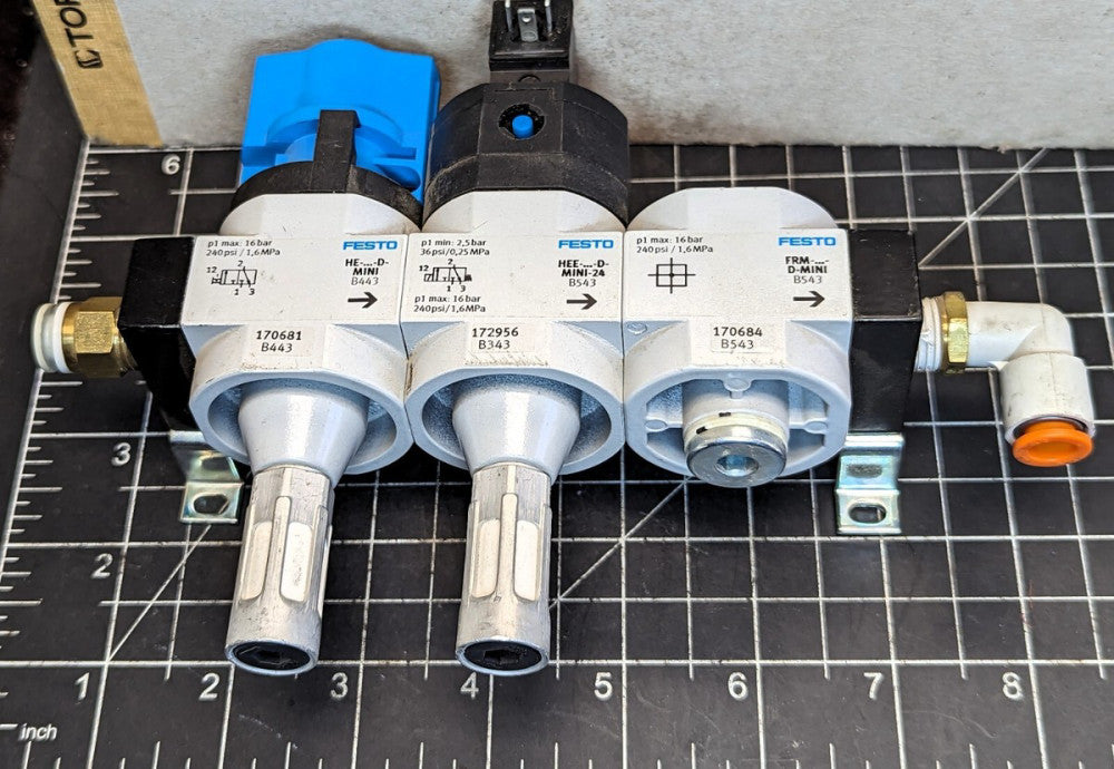FESTO 170681, 172956, 170684 Air Management Manifold WORKING PULL [C3B1#5