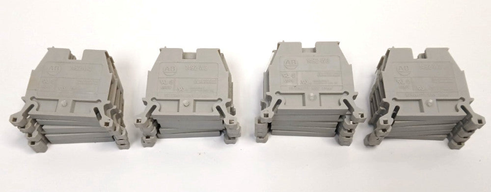 ALLEN BRADLEY TERMINAL BLOCK 1492-W3 FEED THROUGH BLOCK 800 VOLT   LOT OF 20
