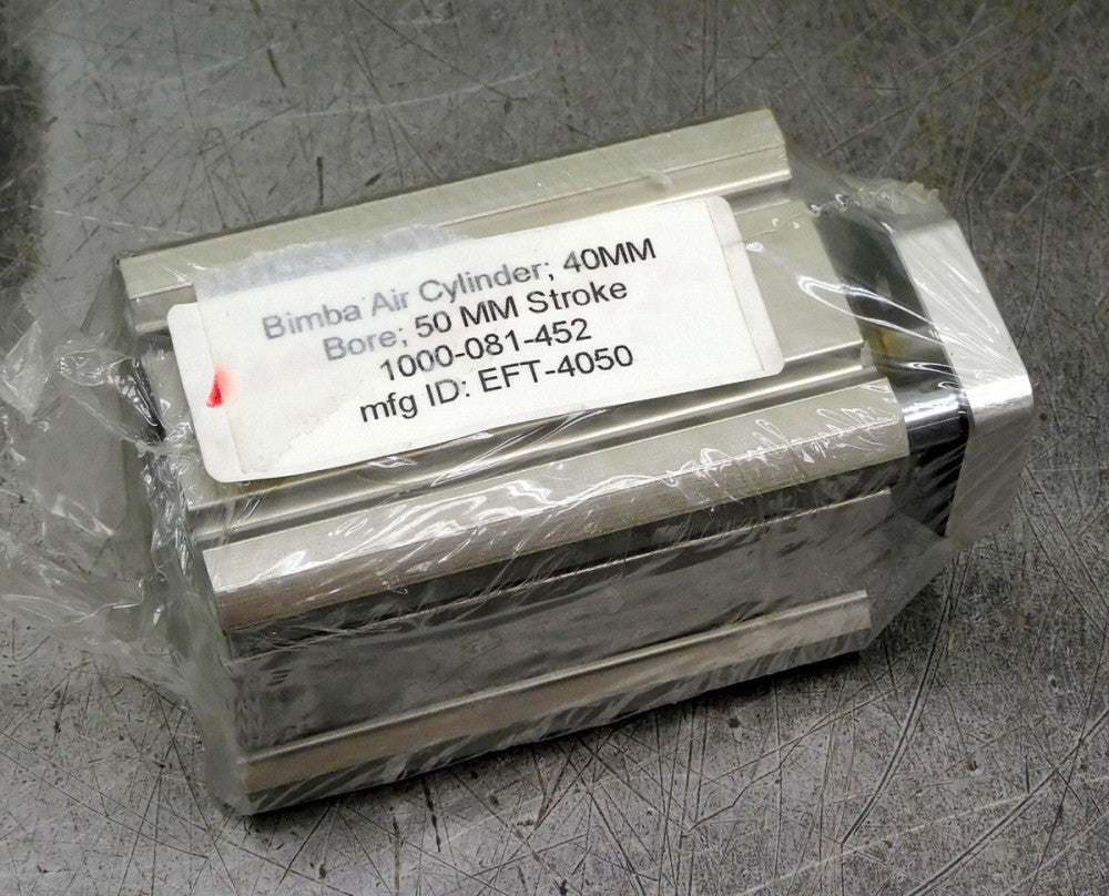 Bimba EFT-4050 Compact Non-Rotating Pneumatic Cylinder 40mm Bore 50mm Stroke