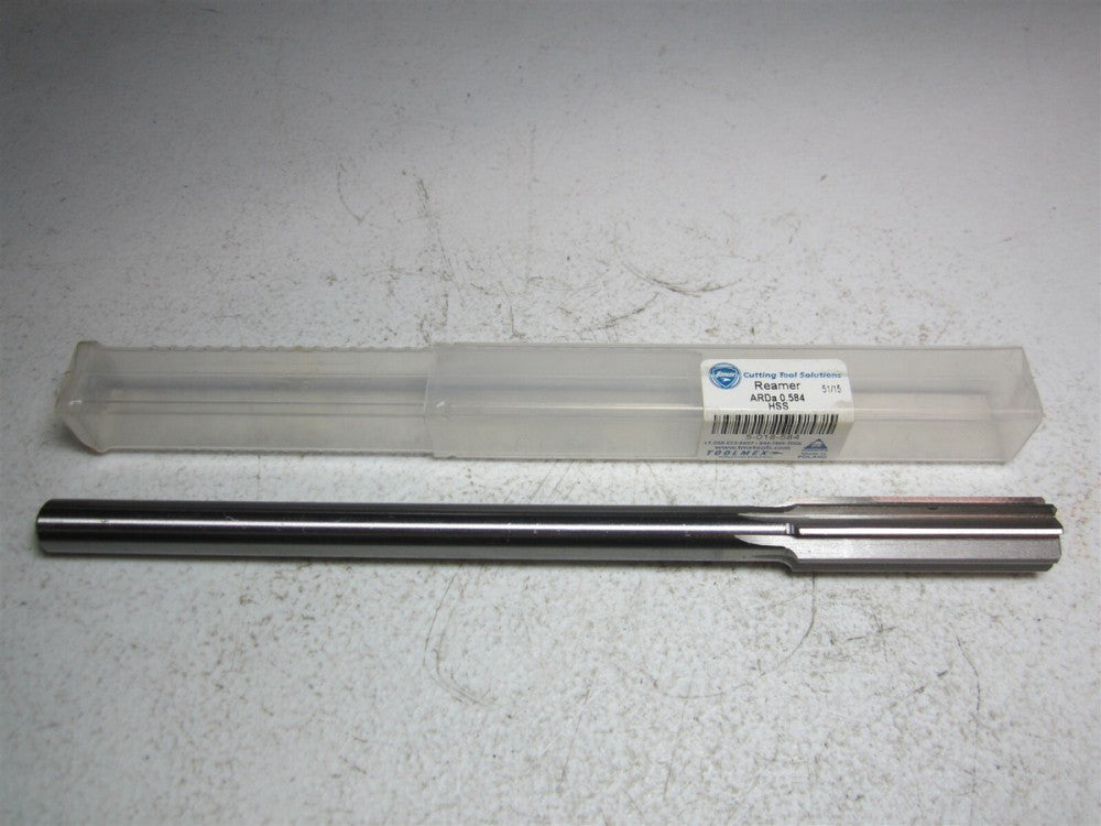 TMX (5-018-584) ARDa 0.584 4 Fl Straight Fl High Speed Steel RH Chucking Reamer