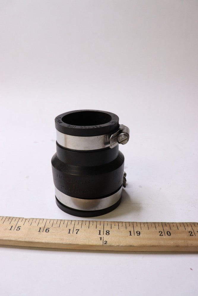 Flexible Coupling Rubber Boot PVC Plastic 2" x 1-1/2" 1056-215