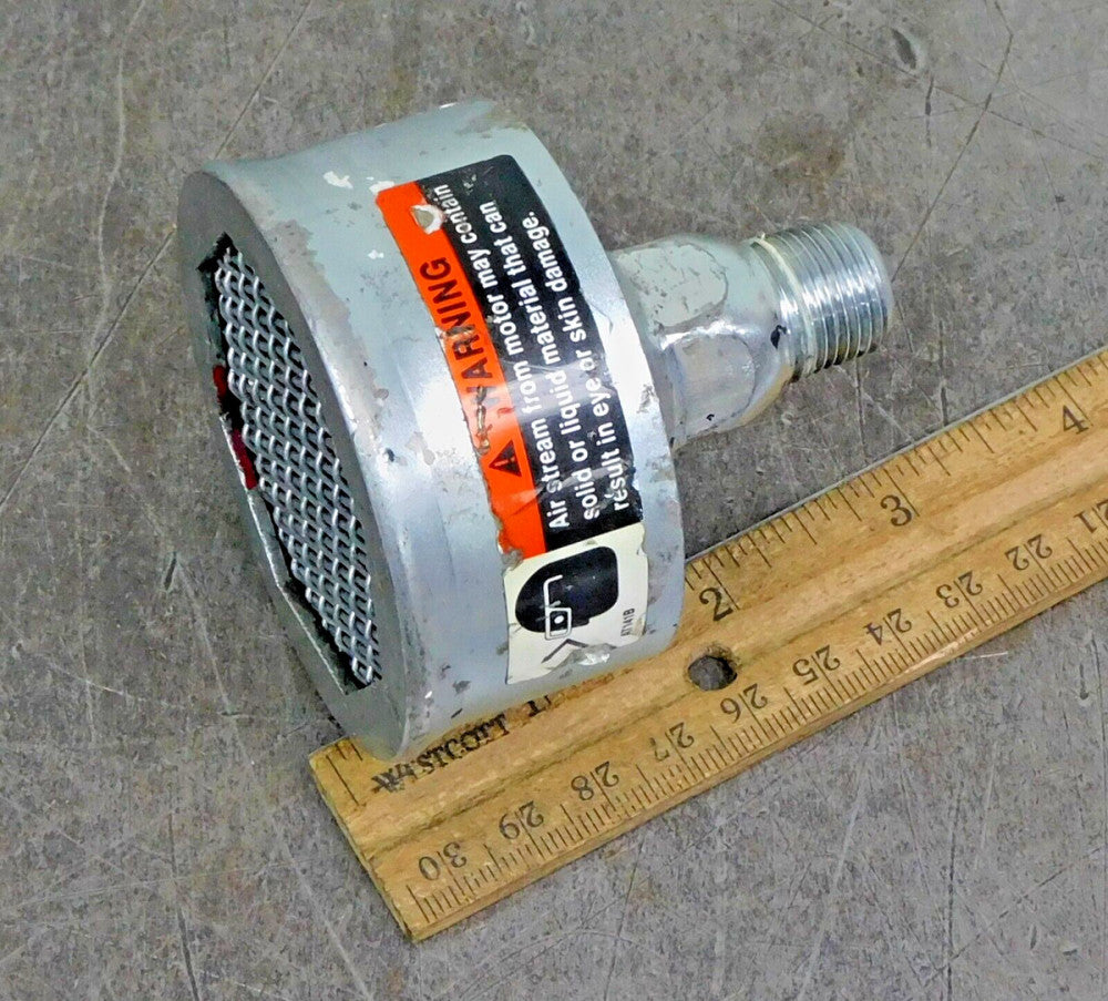 Gast AC995 Pneumatic Motor Muffler Assembly 4AM Series 3/8" npt
