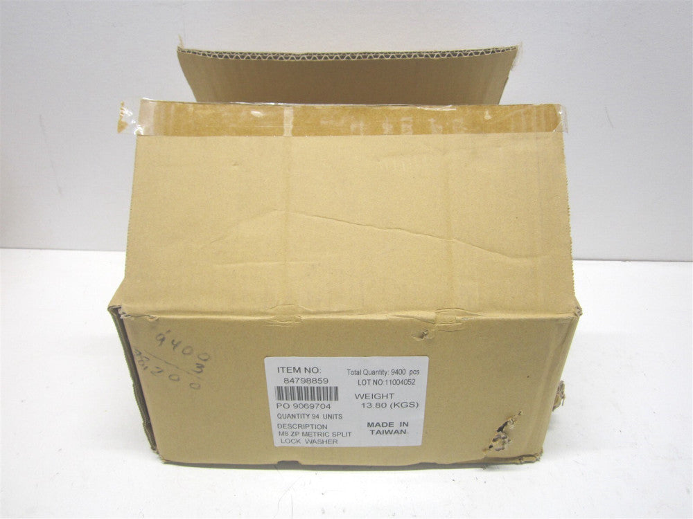 84798859 M8 Screw 8.1mm ID Grade 8 Spring Steel Metric Split Lock Washer - 9400