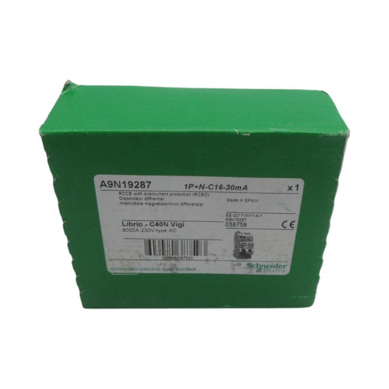 SCHNEIDER ELECTRIC A9N19287 230V 16A NSFS