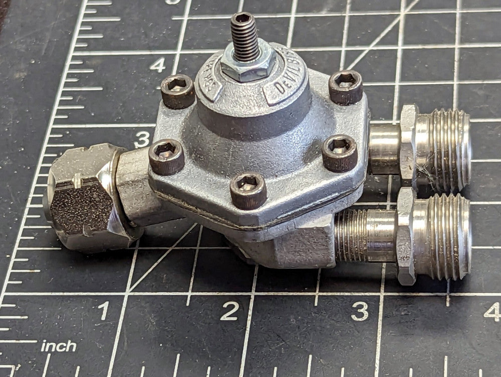 HGS GUN REGULATOR Devilbiss SS Air Pilot Fluid Regulator [OF19]