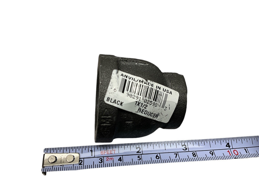 Anvil Reducer Coupling Malleable Iron Galvanized 1" x 1/2" 8700135455