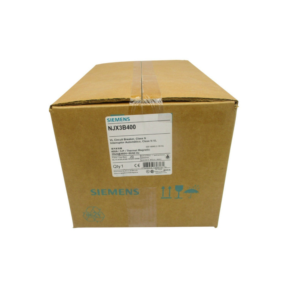 SIEMENS NJX3B400 3VL4140-1KN30-0AA0 480V 400A NSFS