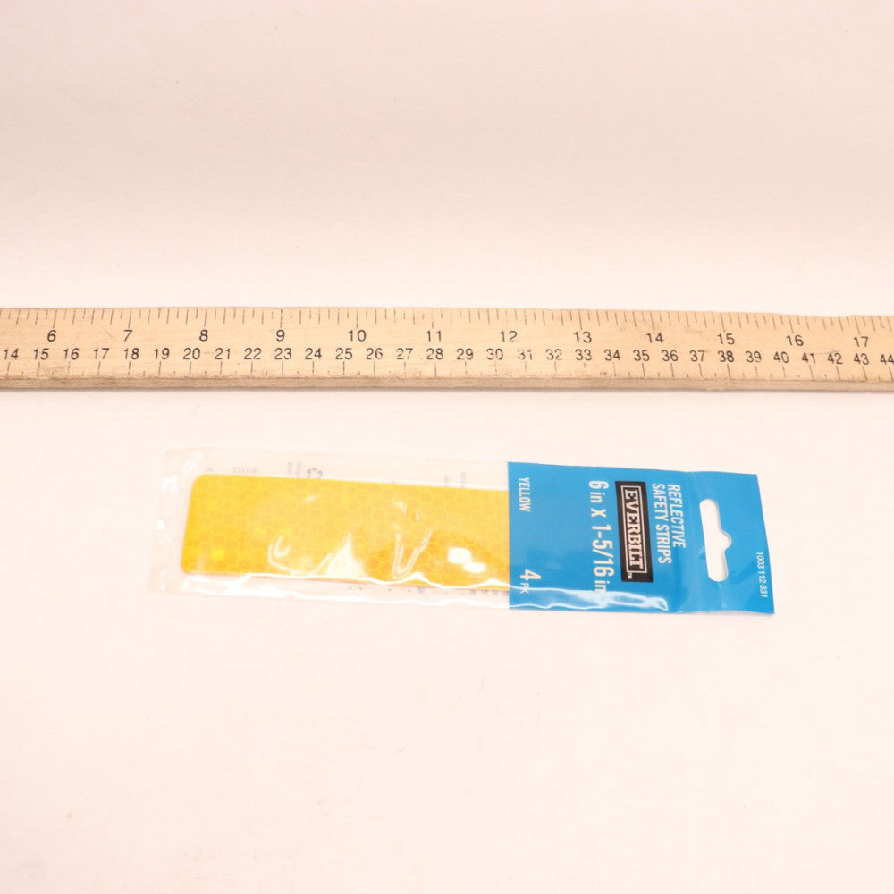 Everbilt Reflective Safety Strips Yellow 6" x 1-5/16" 1003112831