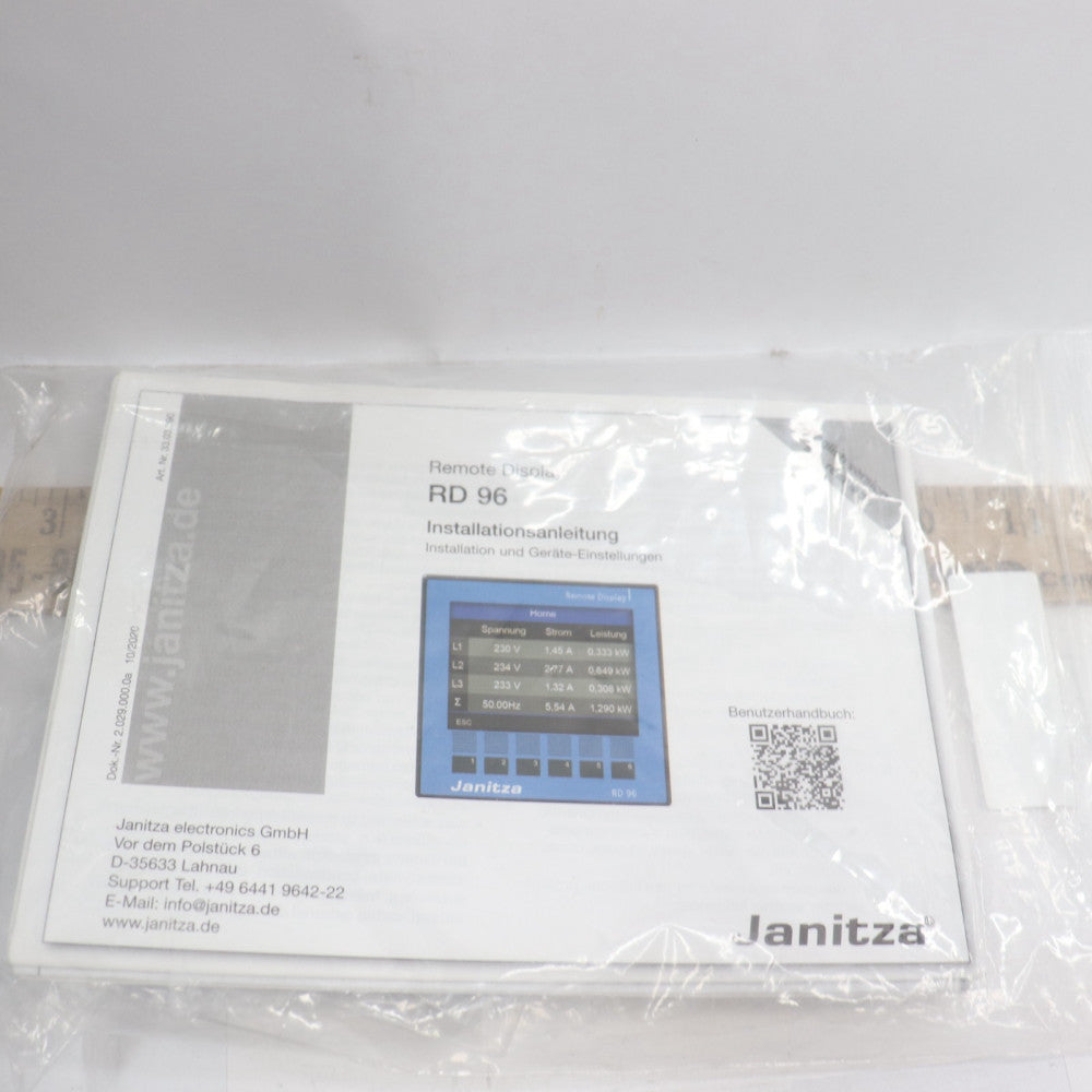 Janitza Remote Display RD 96 Hardware Only