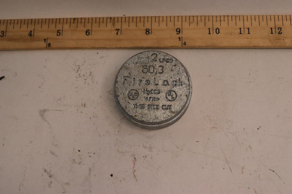 Victaulic Cap Fitting Galvanized Steel 2" 60.3