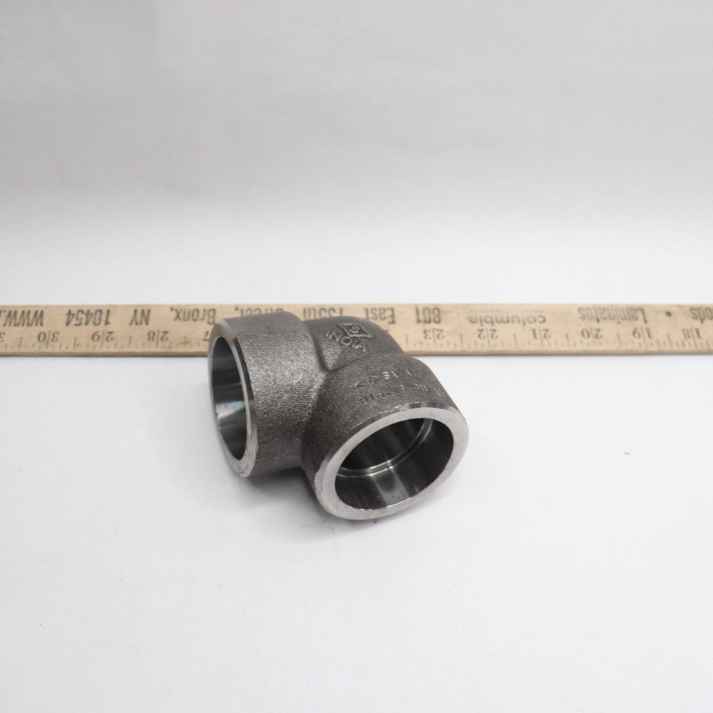 90 Degrees Elbow Forged Steel Class 3000 1-1/2"