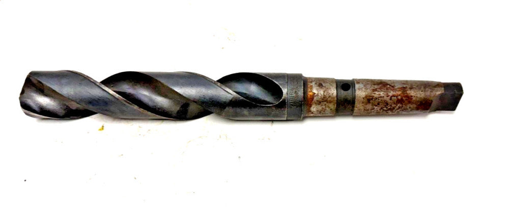 CLEFORGE 1-1/2" DRILL BIT MT4, HSS, 8" LOC, 13-1/2 OAL 125236, COOLANT THROUGH