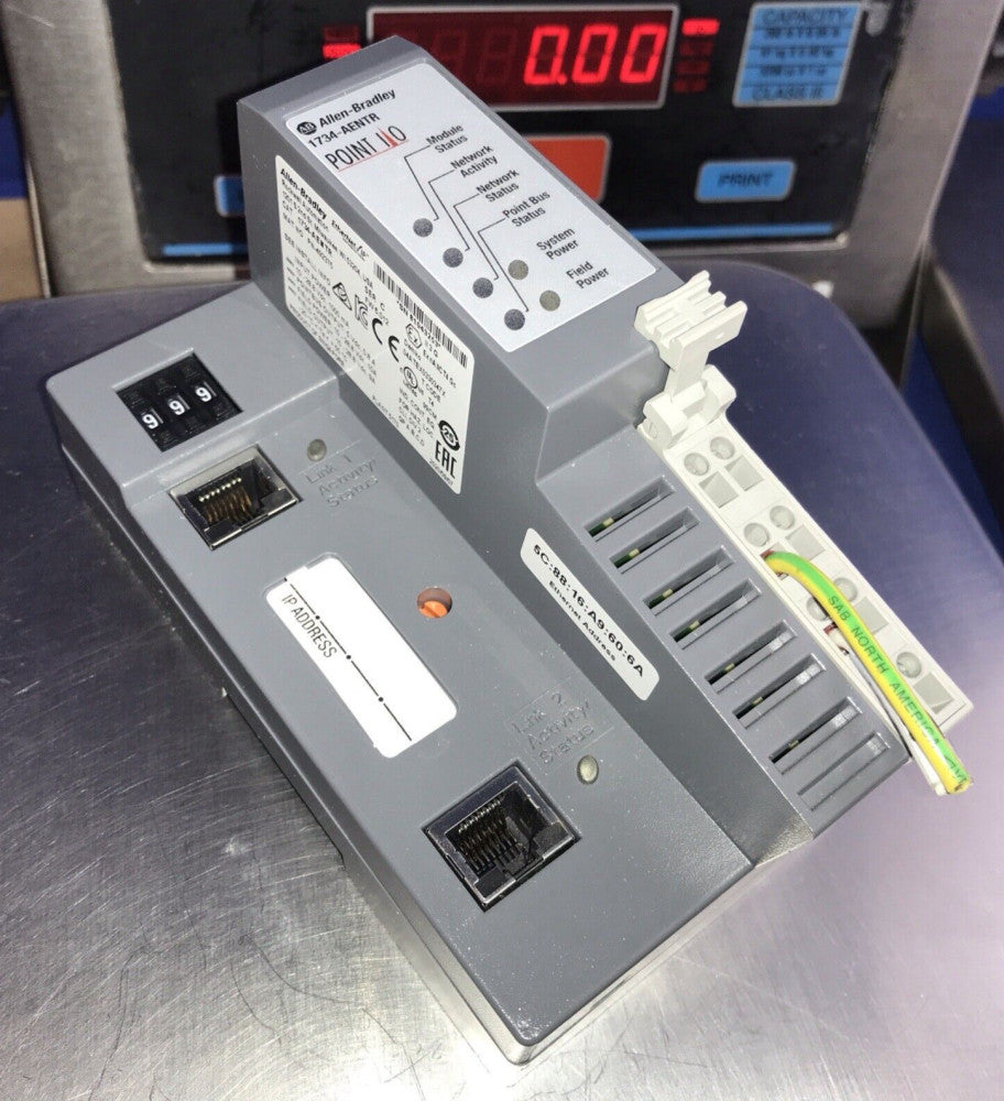 Allen Bradley 1734-AENTR/C POINT I/O Dual Port Network Adaptor FW 6.012