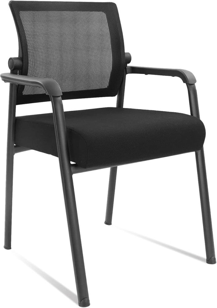 Desk Chair No Wheels with Adjustable Mesh Backrest, Arm Chair with Ergonomic