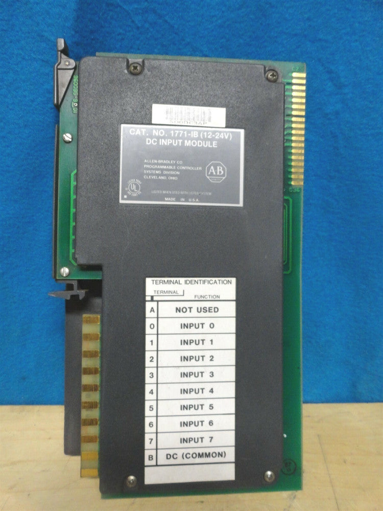 ALLEN BRADLEY - DC INPUT MODULE 12-24 V PART NUMBER 1771-IB ~ NEW NO BOX 