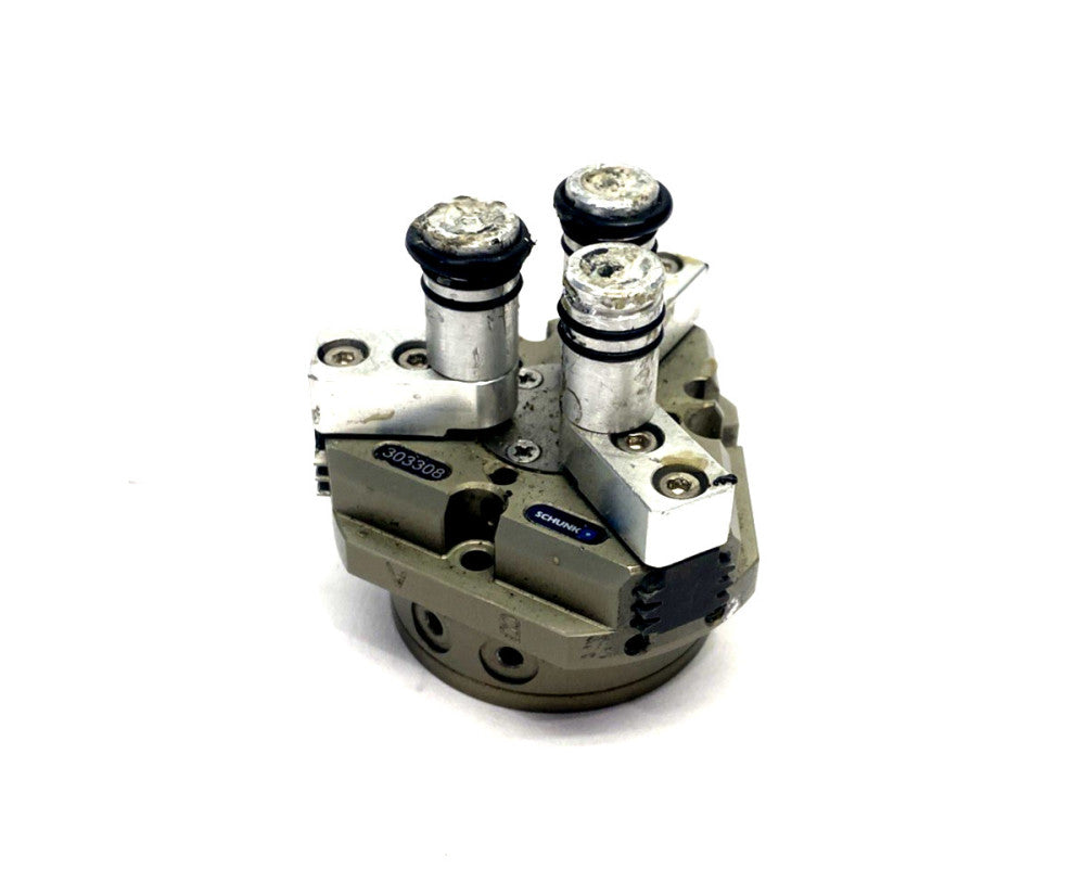 Schunk 303308 Pneumatic 3-Jaw Gripper 2.5mm Stroke Per Jaw PZN-plus 40
