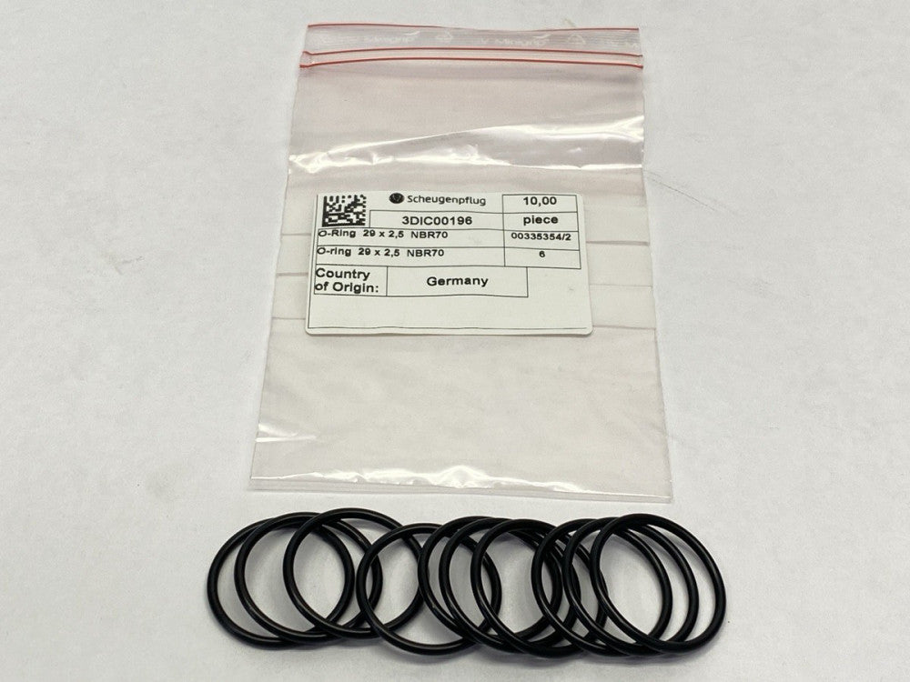 Scheugenpflug 3DIC00196 O-Ring 29 x 2,5 NBR70 LOT OF 10