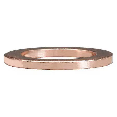 Sur&R Brc157 Brake Line Washer,Copper,9/16" Tube,Pk10