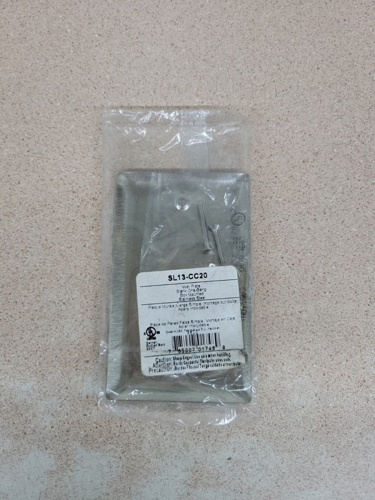 LEGRAND SL13-CC20 / SL13CC20 Wall Plate Stainless Steel