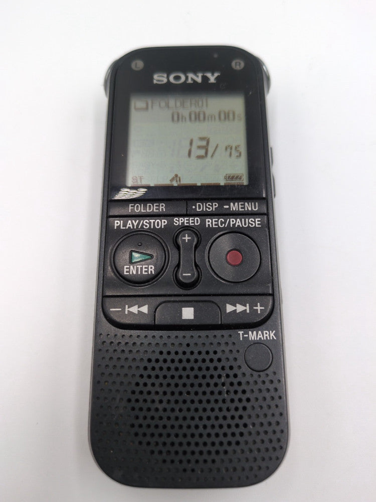 Sony IC Recorder ICD-AX412 Stereo Micro SD Voice Recorder, Tested Working Great!