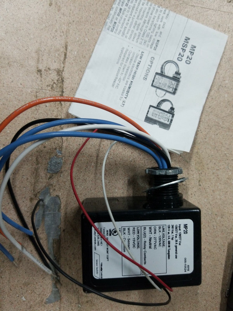 Sensor switch model # MP20