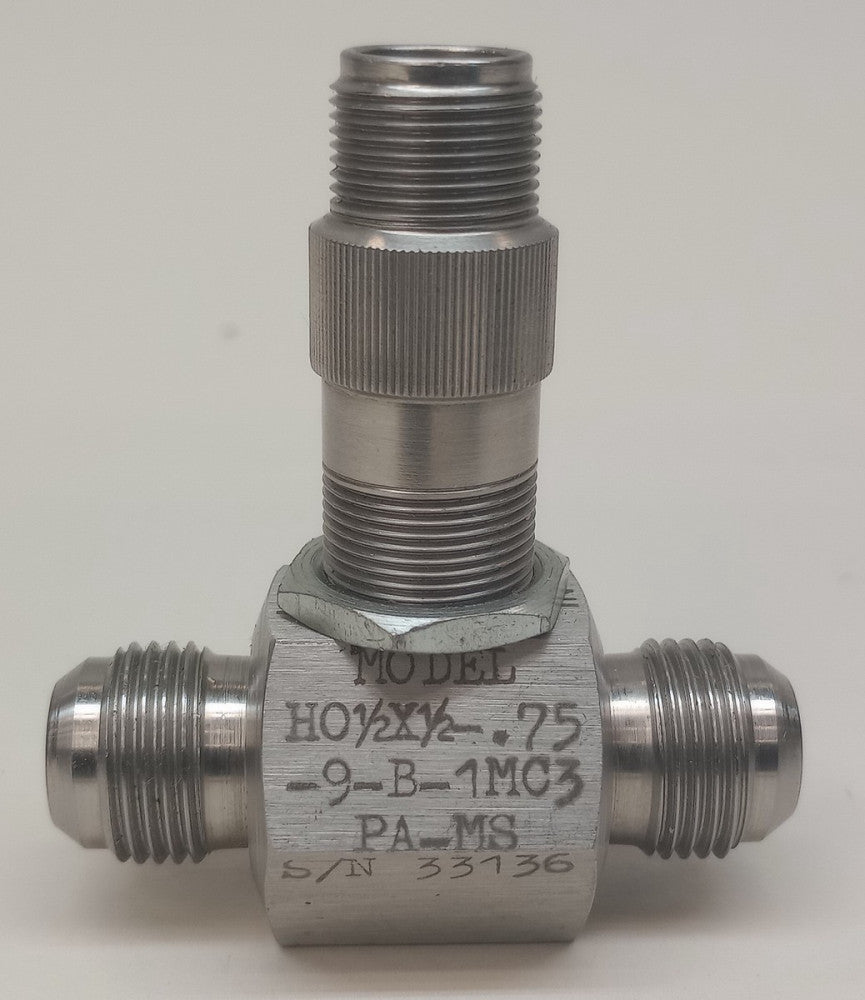 Hoffer HO1/2X1/2-.75-9-B-1MC3PA-MS Turbine Flow Meter MC3PA