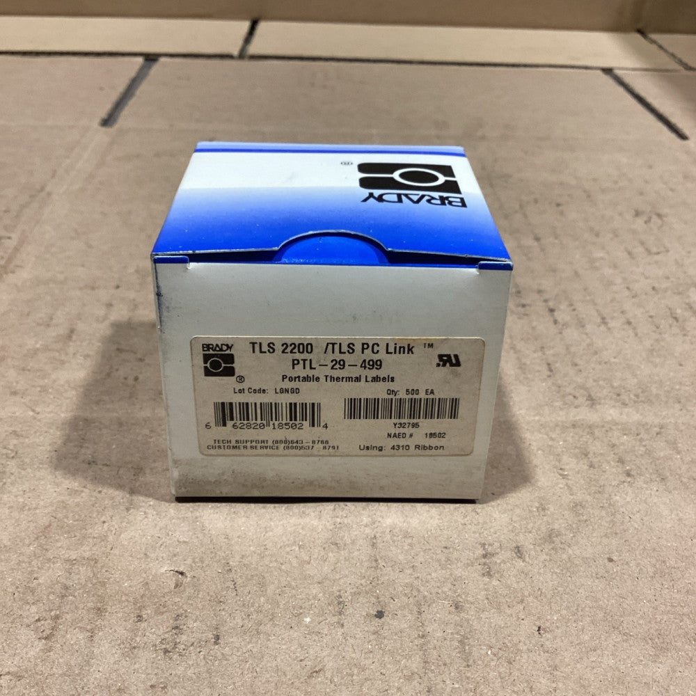 Brady PTL-29-499 Portable Thermal Labels, NOS