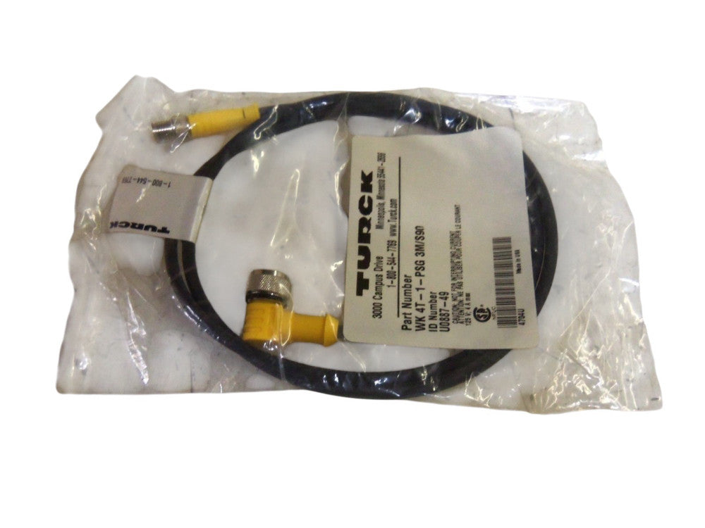 TURCK WK4T-1-PSG3M/S90 HYBRID MOLDEDCORDSET NSMP
