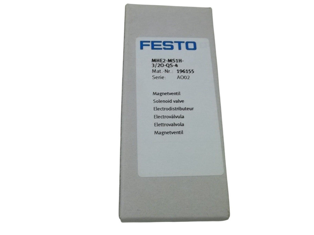 FESTO MHE2-MS1H-3/20-QS-4 SOLENOID VALVE NSMP