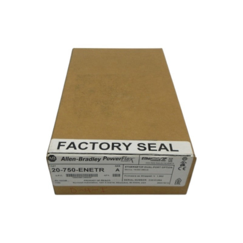 ALLEN BRADLEY 20-750-ENETR SER. A 14VDC F/W V1.002 DATE: 2022 NSFS