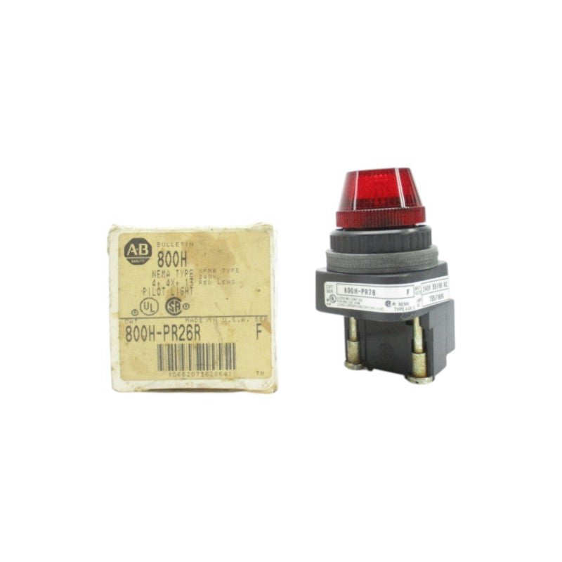 ALLEN BRADLEY 800H-PR26R 240V SER. F (BK/YL) NSMP