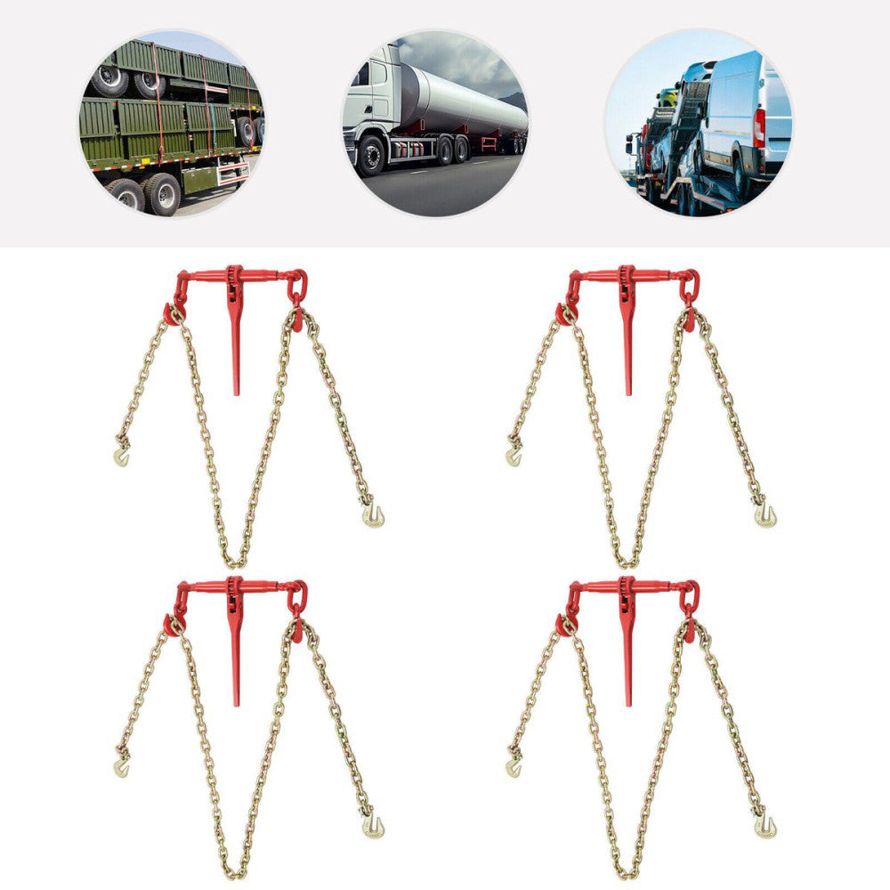 4PCS Industrial Agricultural Towing Applications in Chain and Binder Kit