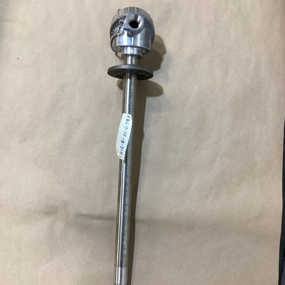 Pyromation K8C7751831H Thermocouple Probe, Temperature Sensor, 18” Probe