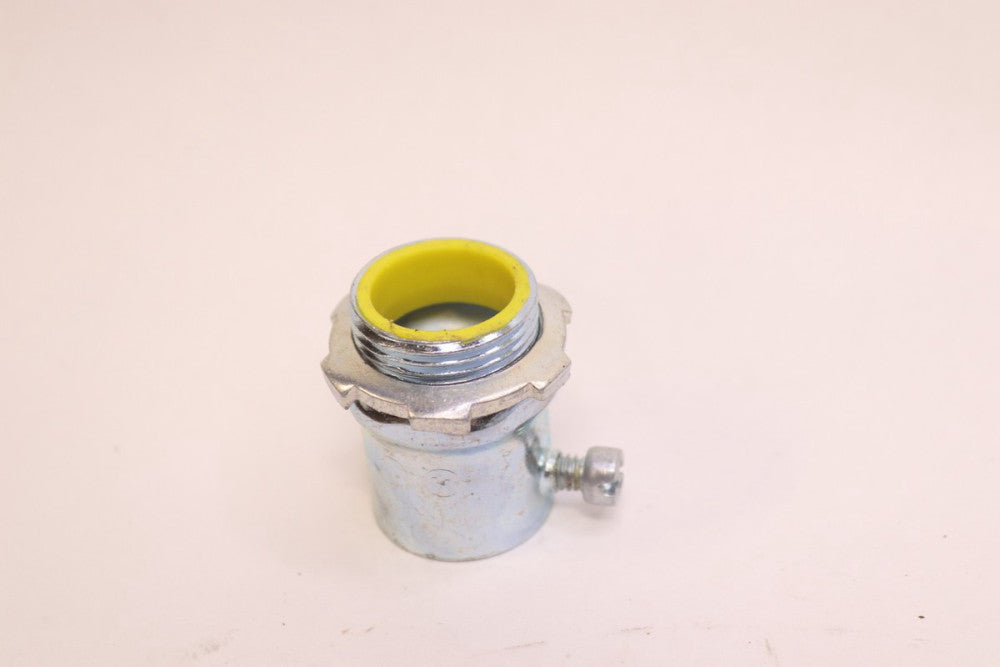  Galvanized Liquid Tight Conduit Coupler Yellow 3/4-In