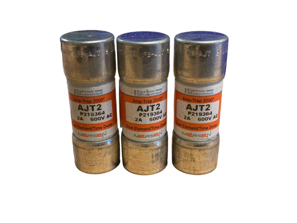 SHAWMUT AMPTRAP AJT2  FUSE AJT 2 600 VOLT 2 AMP