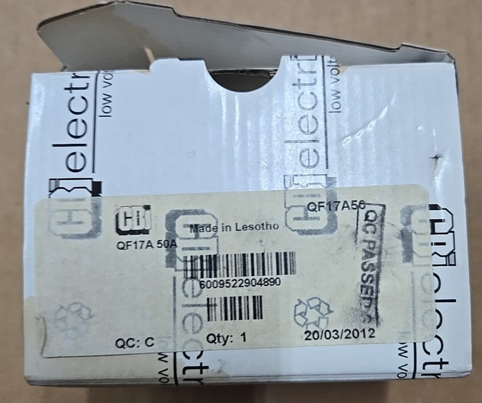 CBI ELECTRIC QF17A 50A WEIDMULLER QF 17 A 50.0 CB GFCI 50 AMP Circuit Breaker