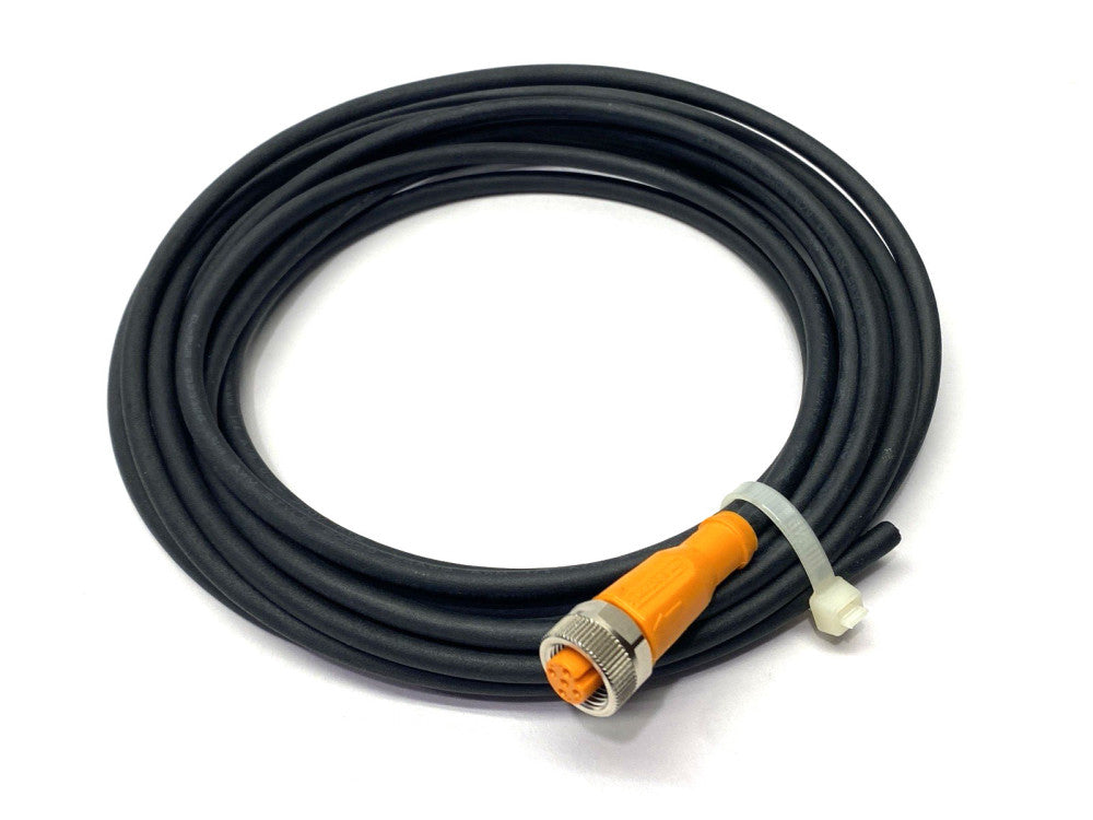 ifm AD0GH050MSS0005K05 Single-Ended Cable M12 Female Connector EVC545 CUT TO 4M